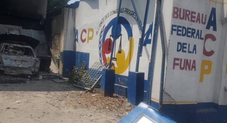Élection législative : le siège de l&rsquo;ACP vandalisé par la force du progrès après l&rsquo;échec de Gecko Beya 