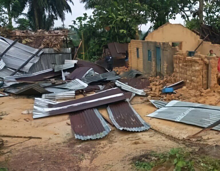 Nord-Kivu sous le choc : Une violente tempête dévaste Mangina et démolit des dizaines d&rsquo;habitations