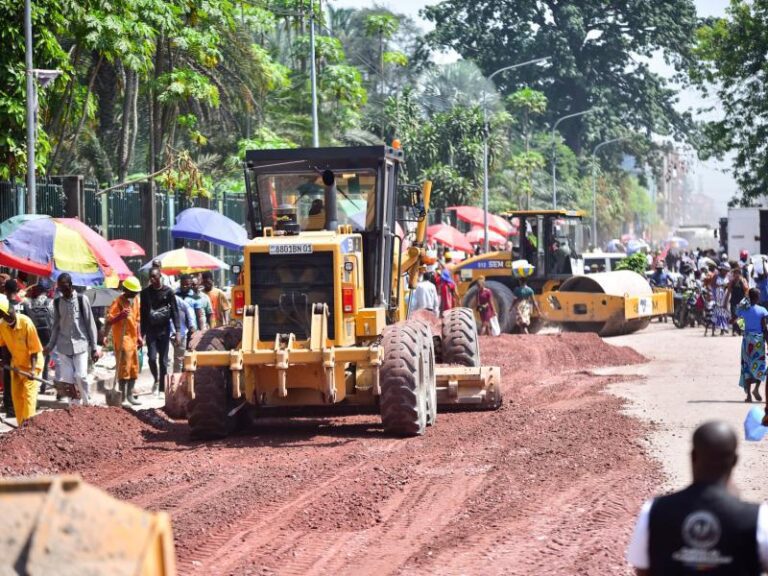 Travaux sur l’avenue Kasa-Vubu appréciés par les habitants de Kinshasa