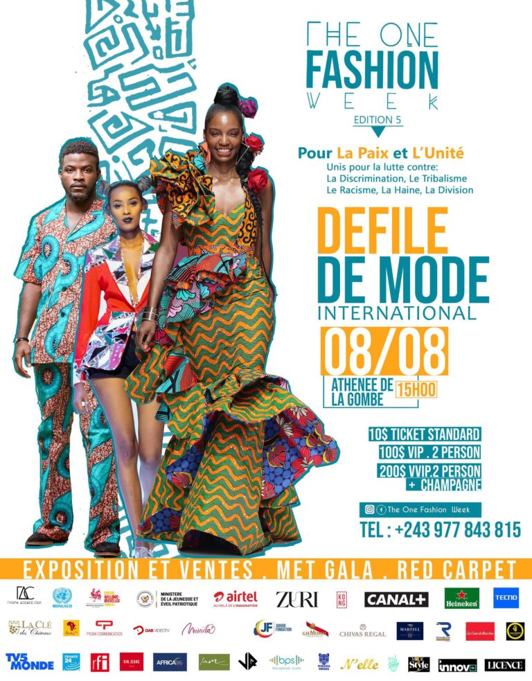 Kinshasa s’apprête à accueillir la 5 ème édition du défilé de mode International « The One Fashion Week »