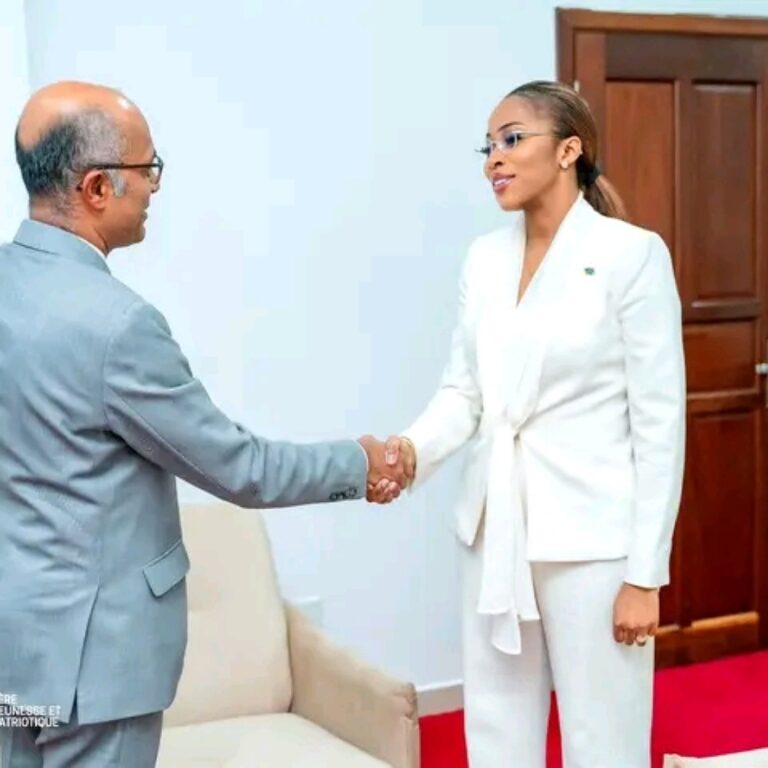 RDC : Grâce Kutuno noue ses relations avec les partenaires pour le bien de la jeunesse congolaise