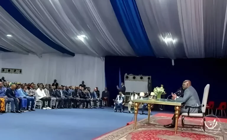 RDC: Rencontre entre le Président Congolais Félix Tshisekedi et le présidium de l’Union Sacrée
