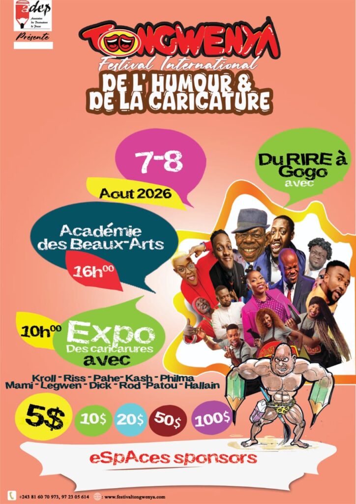 Tongwenya 2026 : quand Kinshasa choisit de rire pour mieux penser