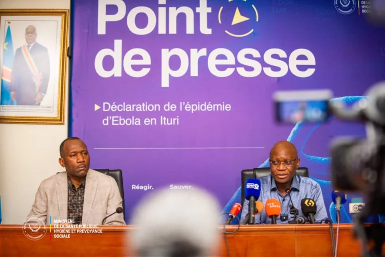 RDC : le gouvernement annonce une 17ᵉ épidémie d’Ebola en Ituri