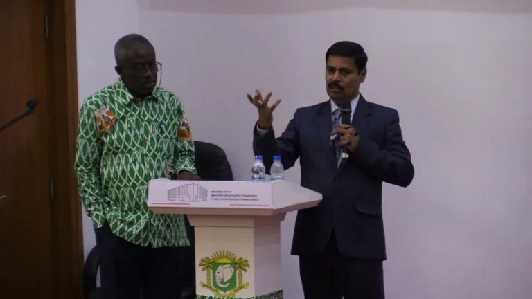 L&rsquo;Inde présente son modèle agricole lors du 60e anniversaire de l&rsquo;ENSA en Côte d&rsquo;Ivoire