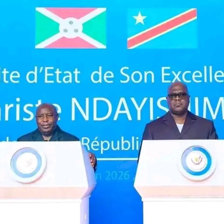 RDC – Burundi : Tshisekedi et Ndayishimiye renforcent leur coopération et plaident pour la solidarité face à Ebola