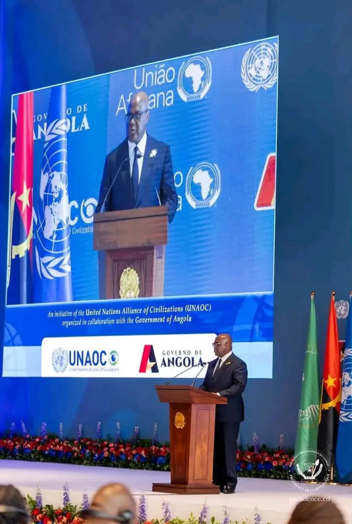 Luanda : Félix Tshisekedi plaide pour des actions concrètes en faveur de la paix mondialeLuanda