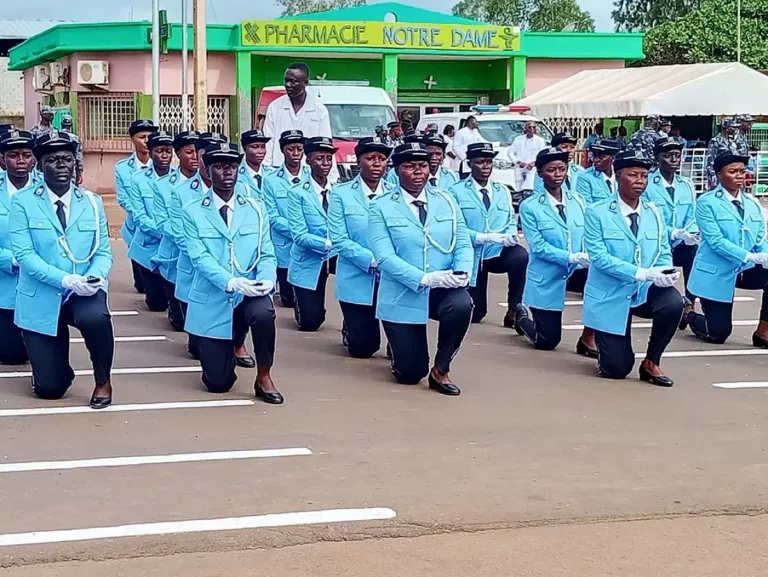Célébration des sous-officiers de la promotion 2025-2027 à l&rsquo;école de police de Korhogo