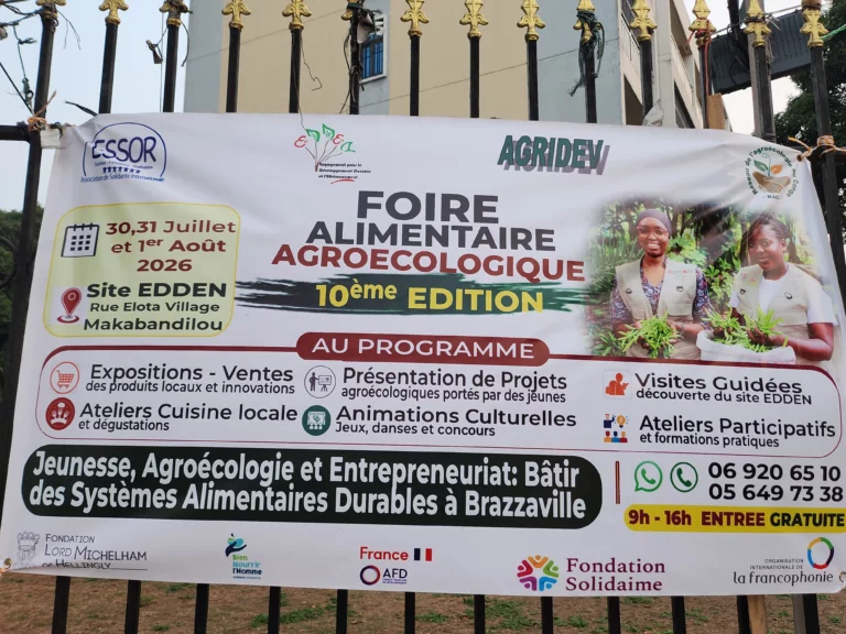 Brazzaville : la 10ᵉ Foire Alimentaire Agroécologique ouvre ses portes du 30 juillet au 1ᵉʳ août 2026