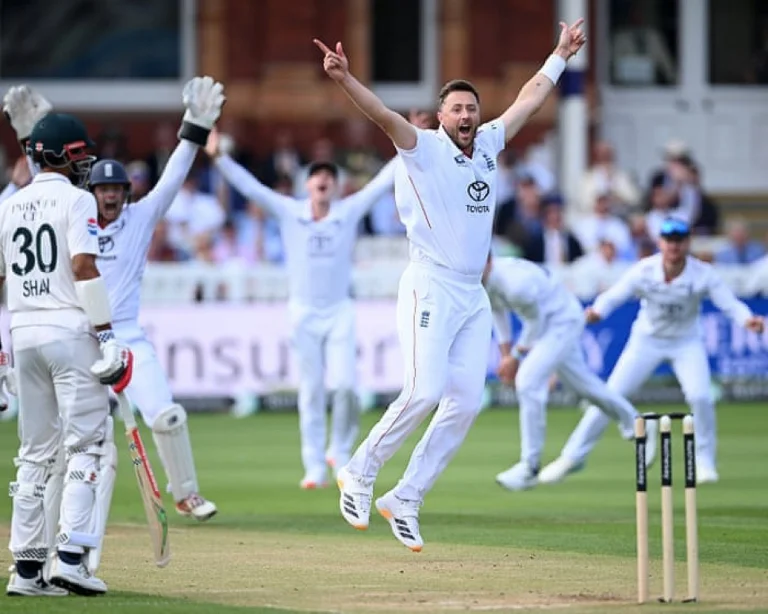 Jour quatre du deuxième Test de cricket entre l&rsquo;Angleterre et le Pakistan à Lord&rsquo;s