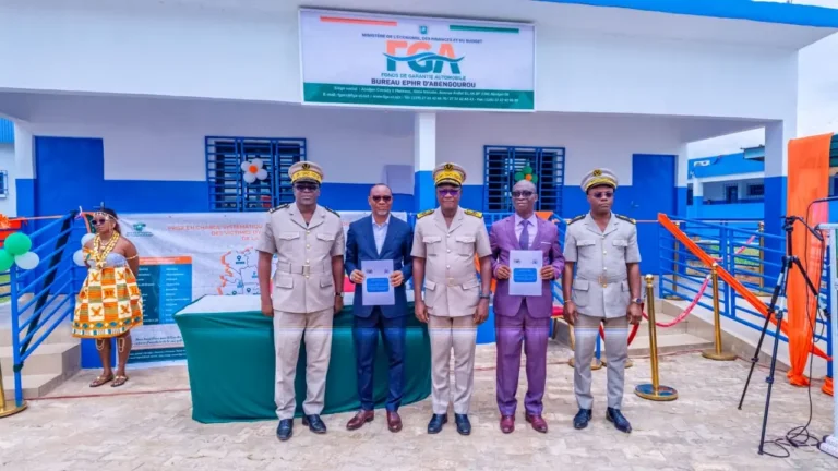 Inauguration du 17ème bureau de liaison du Fonds de Garantie Automobile à Abengourou