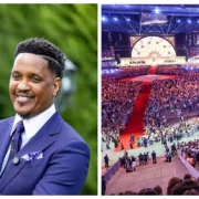Le prophète Joël-Francis Tatu exprime sa joie après la veillée de prière au Stade de France