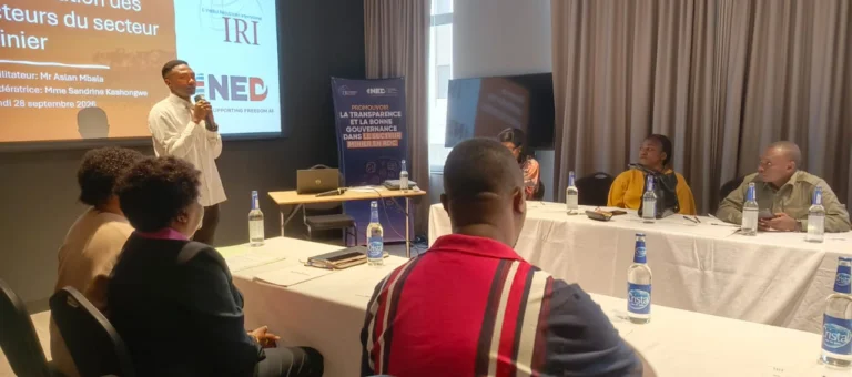 L&rsquo;IRI à Lubumbashi : Améliorer l&rsquo;accès et la fiabilité des données dans le secteur minier