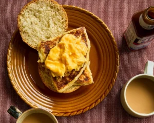 Recettes de petit déjeuner écossais : scones de pommes de terre et œufs brouillés, bannocks grillés