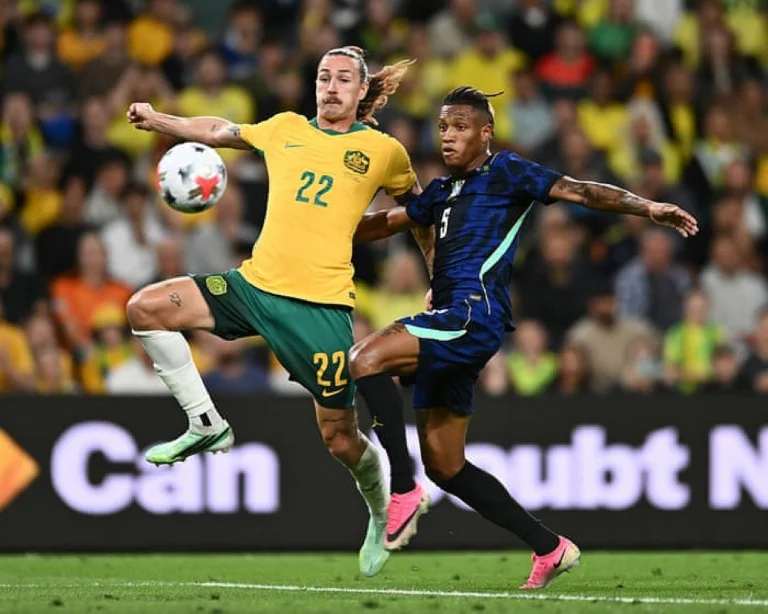 Match amical de football masculin : l’Australie affronte le Brésil à Brisbane
