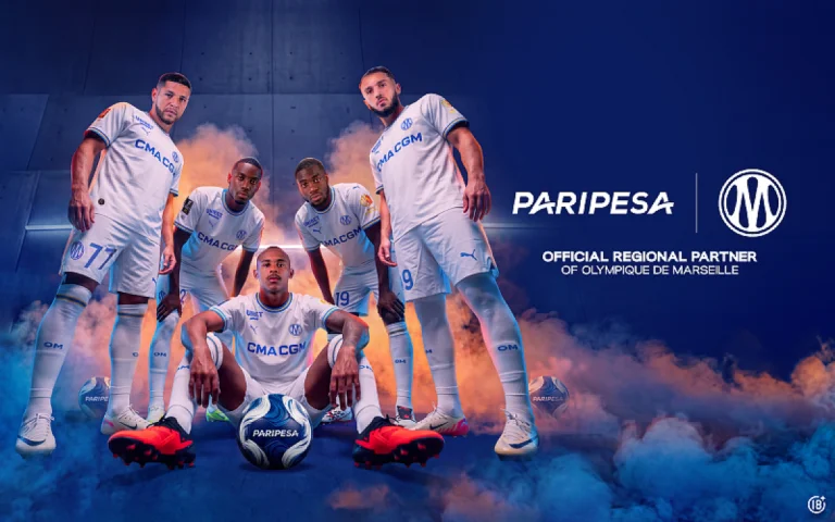 L&rsquo;Olympique de Marseille s&rsquo;associe à PariPesa comme Partenaire régional pour l&rsquo;Afrique
