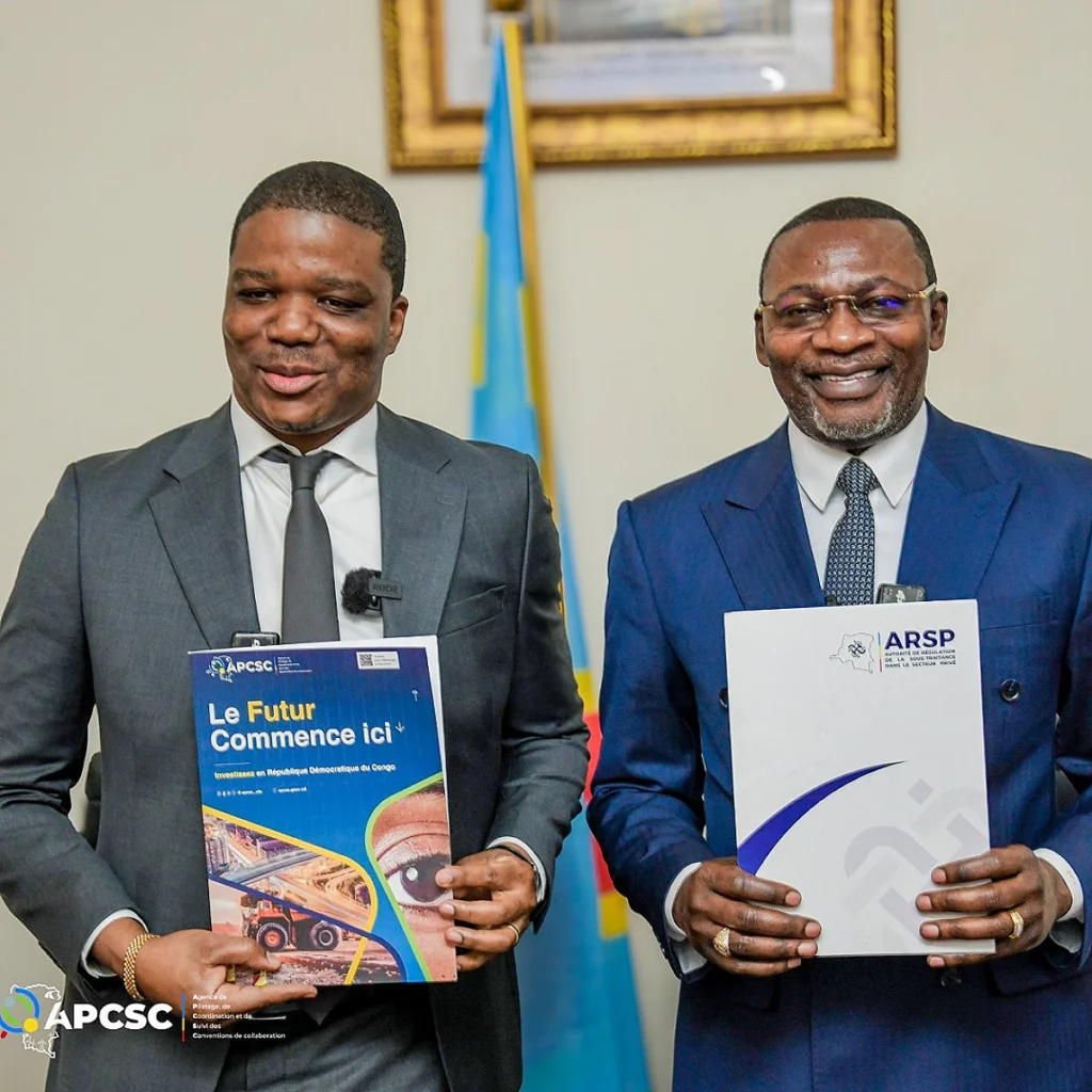 RDC : l’APCSC et l’ARSP renforcent leur coopération pour promouvoir la sous-traitance et le contenu local