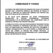 Le syndicat des inspecteurs des finances applaudit les négociations avec l&rsquo;Inspection Générale des Finances