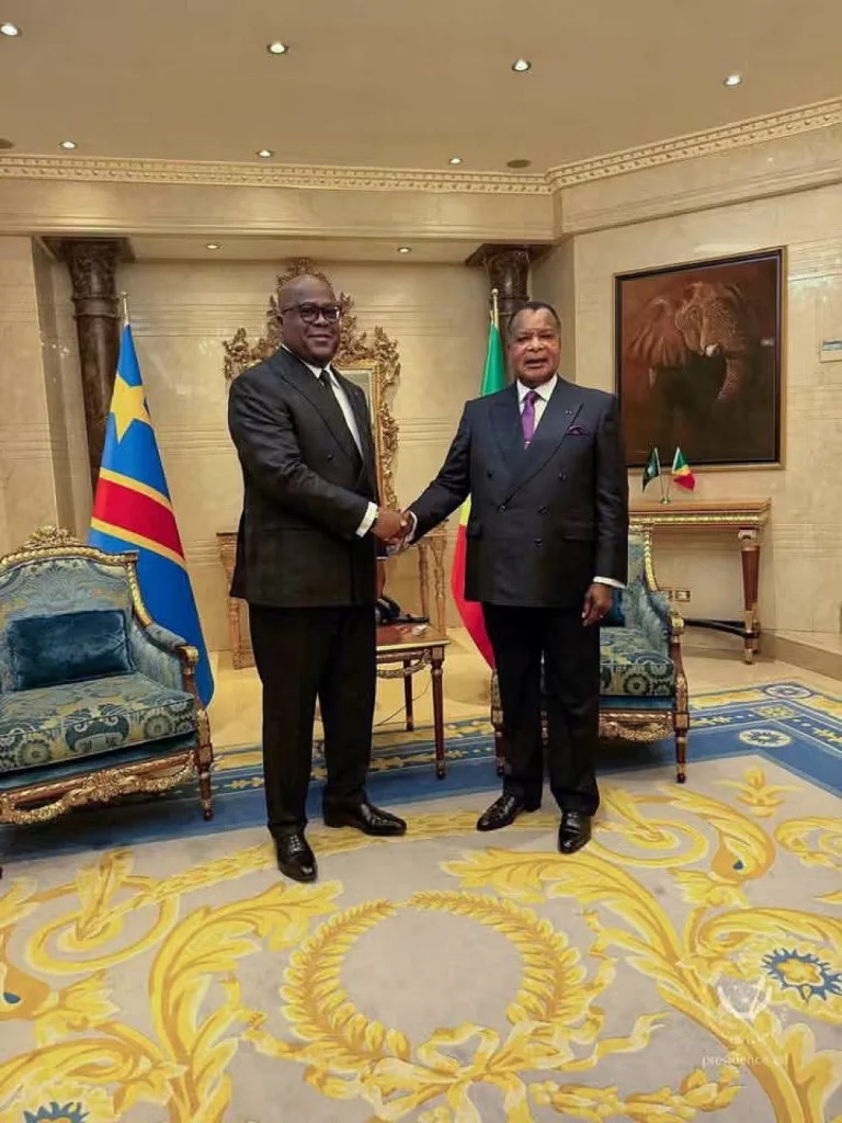 RDC–Congo : Félix Tshisekedi et Denis Sassou Nguesso réaffirment leur volonté de préserver les liens fraternels