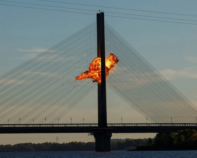 Attaques russes sur les ponts de Kyiv provoquent des embouteillages massifs