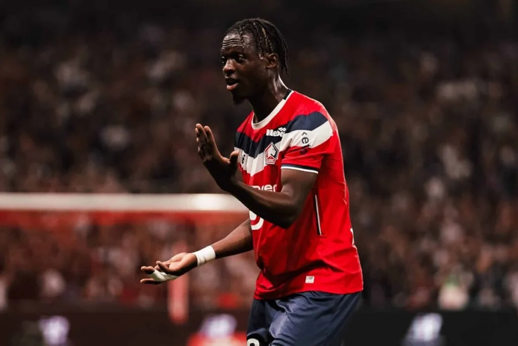 Dilane Bakwa brille avec Lille et marque son deuxième but de la saison en Ligue 1