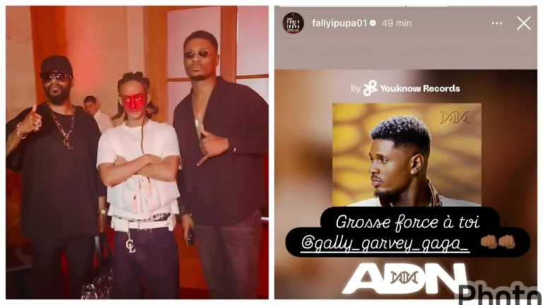 Fally Ipupa soutient Gally Garvey lors du lancement de son album « ADN »