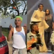 La danse virale « Bêtises » : Sandra Mbuyi s&rsquo;impose aux côtés d&rsquo;INNOSS&rsquo;B dans un défi musical